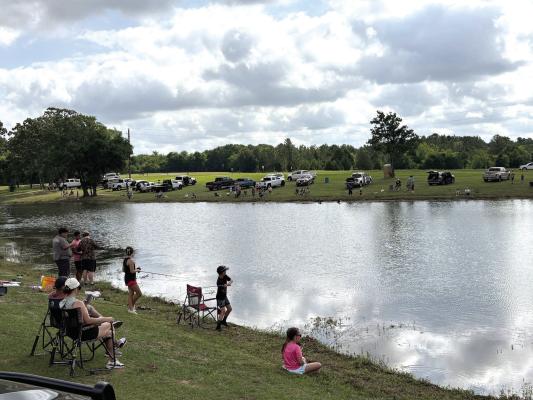Canton Police Department Lt. Steve Hall shared that the May 16 Kid Fish Day event was one of the most successful he had seen. The annual event, which has taken place for around 30 years, was held at the Two-Acre Lake located on Arnold Paul Road behind Walmart. Hall told the Canton City Council during its regular meeting May 20 that the biggest ‘complaint’ that he received was that it was too crowded. Additional photos on 8A. Photo courtesy of the City of Canton