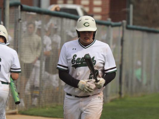 Andrew Crowe and the Eagles offense exploded this week, tacking on 32 runs across 11 innings of play. Photo by Lianna Reid