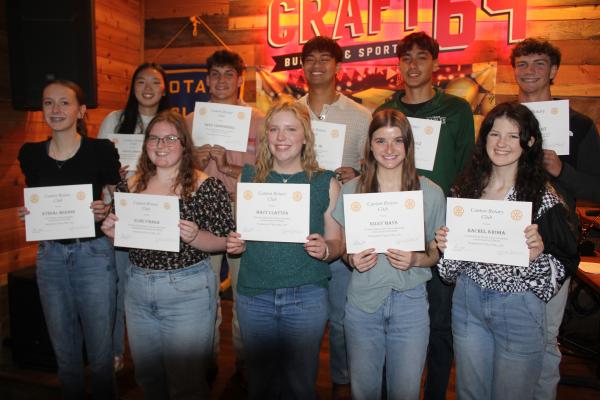 Canton Rotary Club awards scholarships