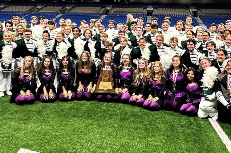 The Canton Band competed at the Class 4A UIL State Marching Contest at the Alamodome in San Antonio Nov. 9, finishing third overall while competing against 22 other programs from across the state. Photo by Amanda Durgin