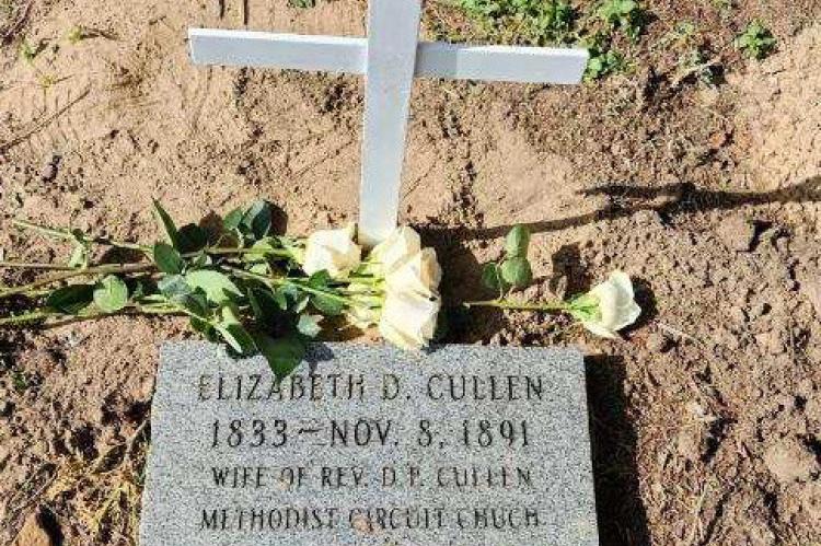 Grave markers dedicated during ceremony