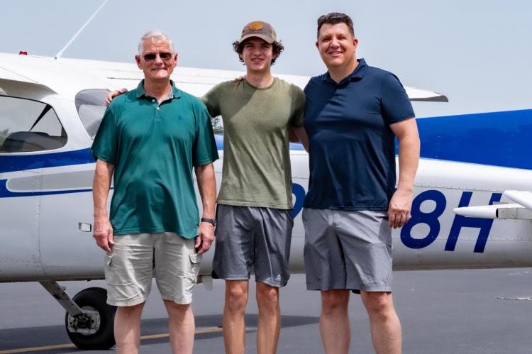  Kuhl takes first solo flight