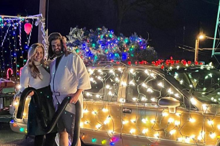1st in Parade goes to Goosehead Insurance Jordan Thurston with National Lampoon’s Christmas Vacation