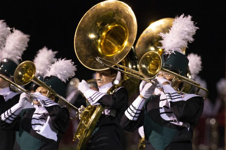 Canton finished in first place overall at the Area B competition, earning a trip to the State Marching Contest in San Antonio. Photo by Katy Jo Keller