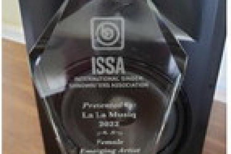 La La Musiq, who currently resides in Canton, was awarded the 2022 Female Emerging Artist of the Year by the International Singer/Songwriter Association (ISSA).