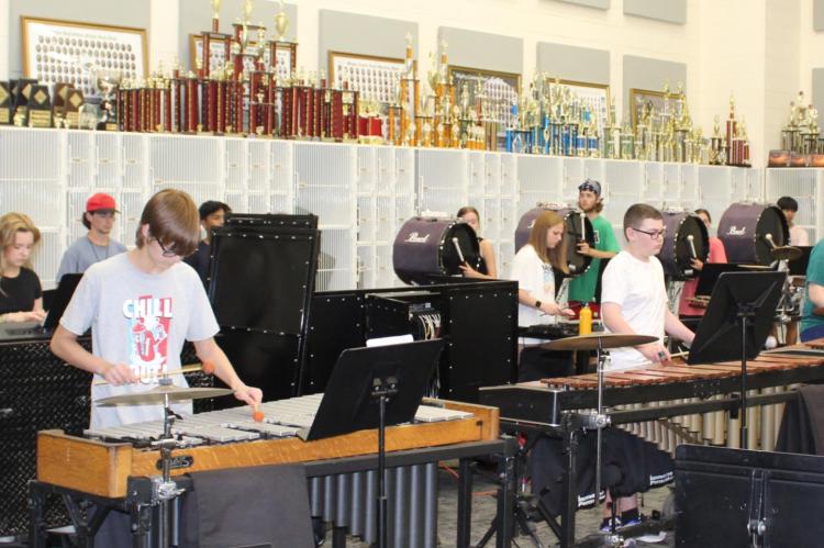 The Mighty Canton Band will look to keep two long-running streaks alive during the 2022-’23 school year, working towards earning a 30 th consecutive UIL 1st Division Rating and a 15th consecutive appearance at the State Marching Contest. Photos by David Barber