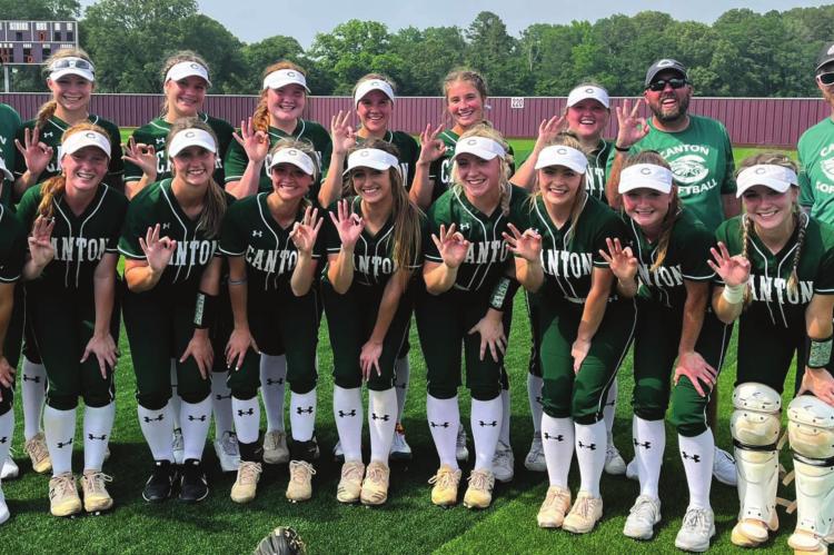 The Canton Eaglettes punched their ticket to the Regional Quarterfinals with two one-run victories over Gilmer last week. Canton will now take on District 16-4A champions Bullard. Courtesy photo