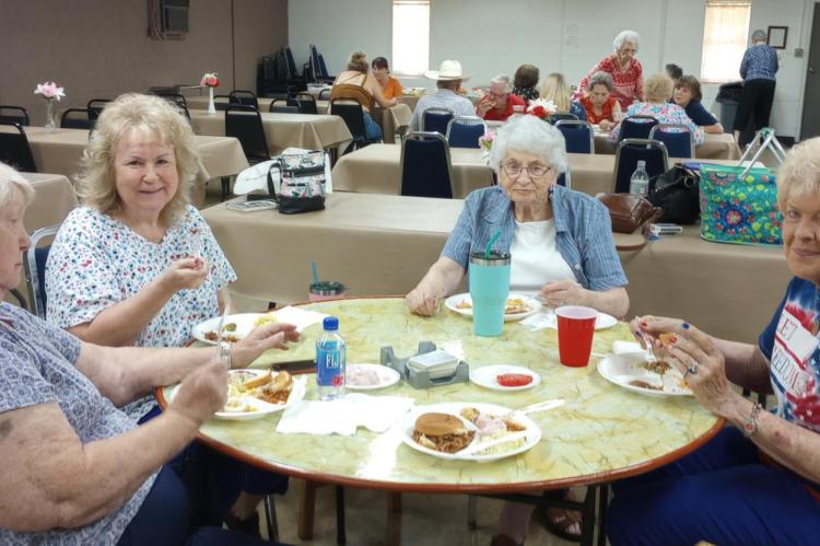 Senior Citizens celebrate July 4th