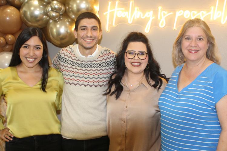 Erin Williams Counseling in Canton hosted a Canton Texas Chamber of Commerce ‘Business After Hours’ event Oct. 20. Erin Williams, second from right, is shown with some members of her staff. Photo by David Barber