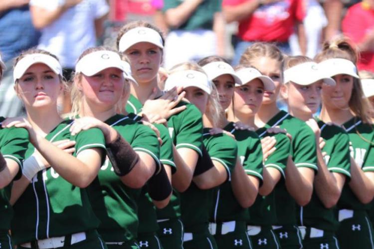 All 15 members of the Canton Eaglette softball program earned Academic All-District honors for the 2022 season. Photo by Lianna Reid