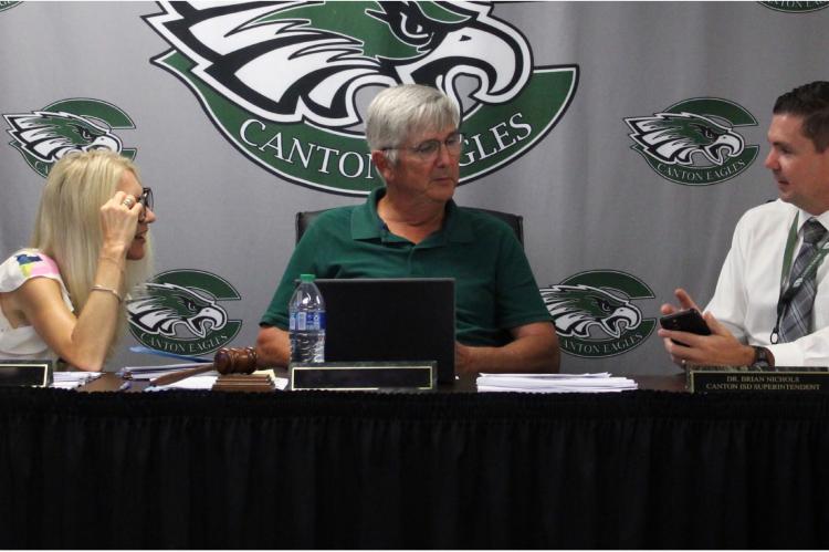 Nichols addresses board of trustees