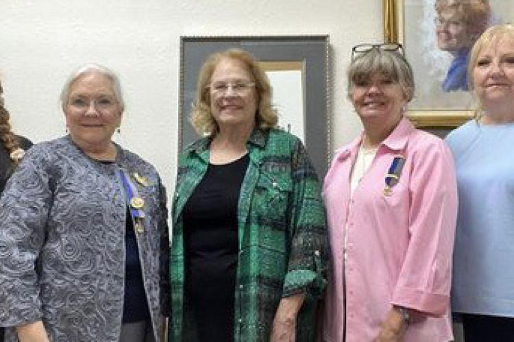 Members of the Captain James Burleson Chapter, US Daughters of 1812, and the James Pinckney Henderson Chapter, Daughters of the Republic of Texas met in Canton Oct. 22. Courtesy photo