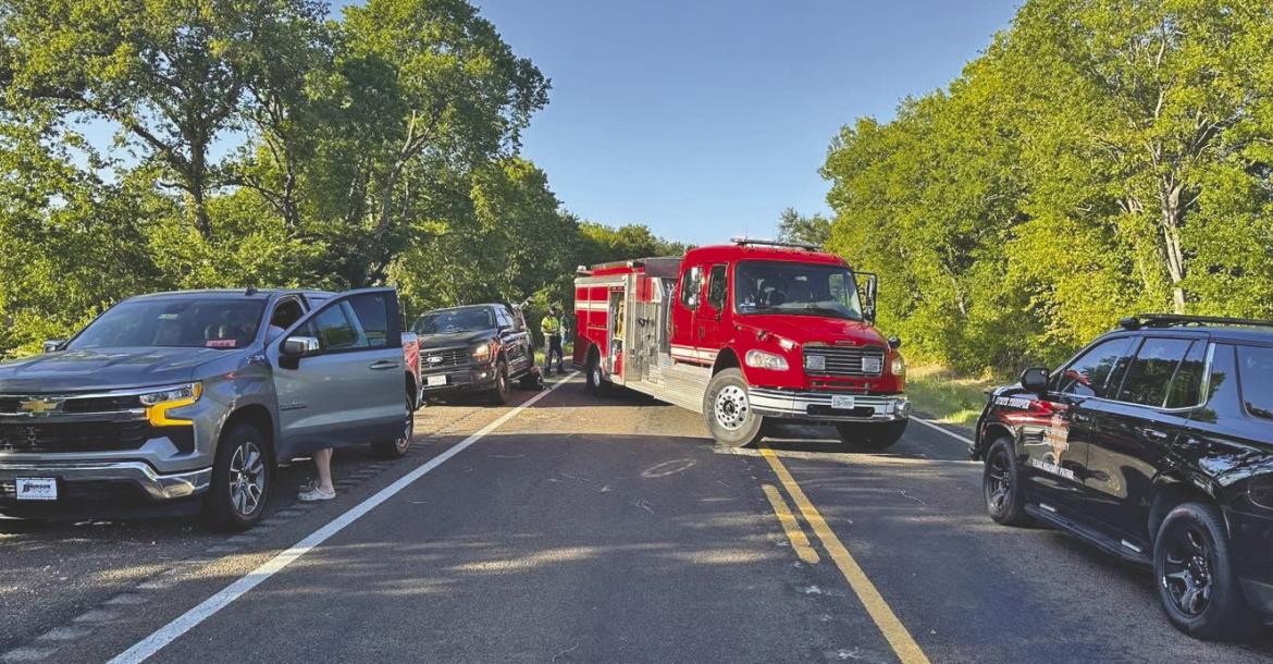 Terrell Volunteer Fire Department and CareFlite responded to a rollover crash on FM 148 north of FM 987 in Terrell on Sunday, Aug. 16. Photo courtesy of Terrell VFD