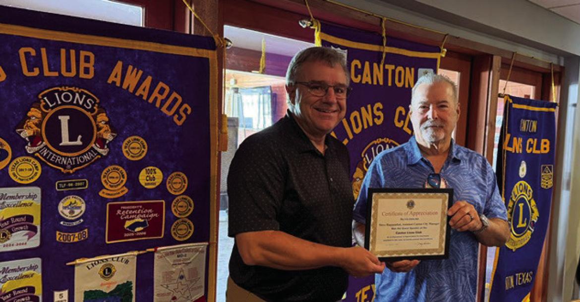 Ruppenthal speaks at Lions Club
